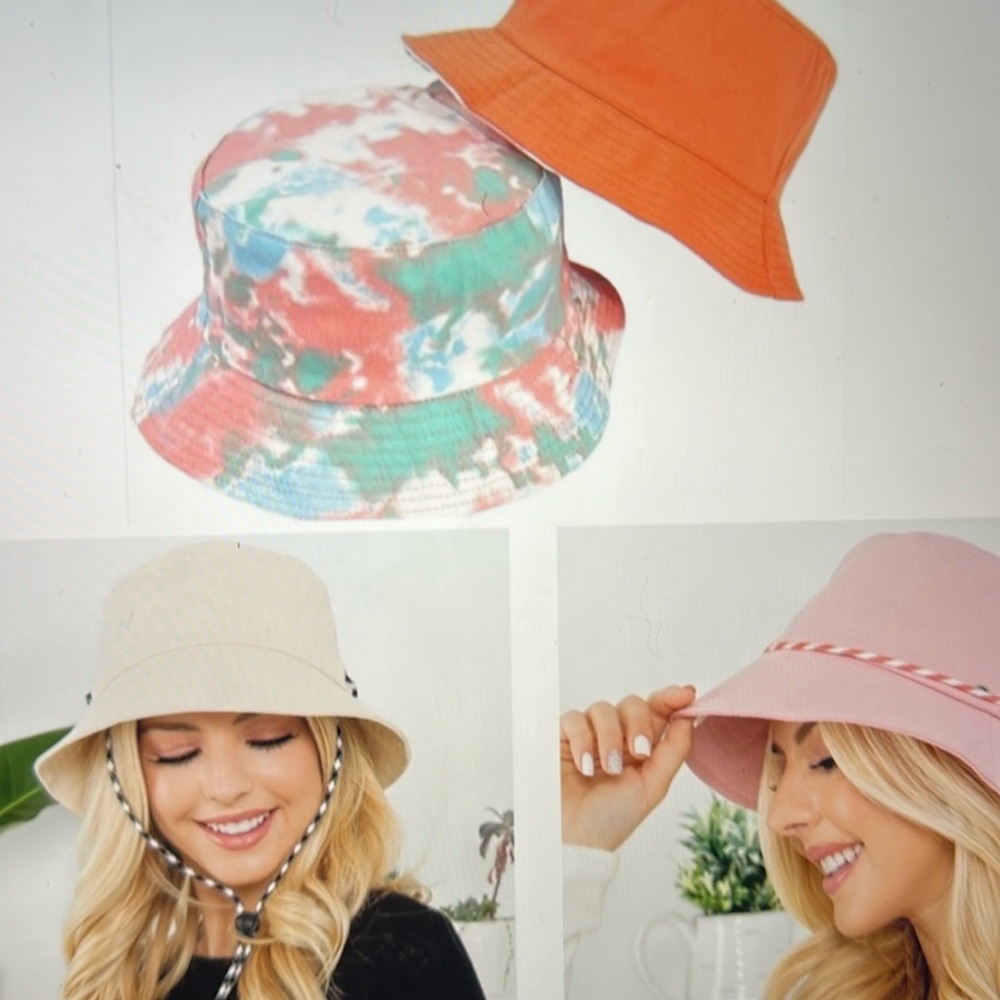 ❣️5 items $25 Ready for the beach 🏖️ 🌺 Marcellas Boutique 
Coastal Bucket hat 🆕